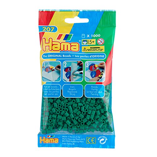 Hama Beads Green (1000 Midi Beads)