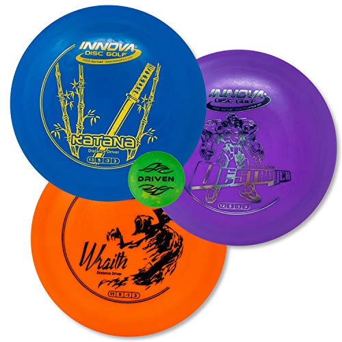Driven Disc Golf - Advanced Players Pack (3 Disc Driver Set (Colors Vary))