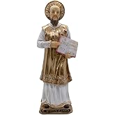 VILLAGE GIFT IMPORTERS 8" Saint Ignatius of Loyola Statue | Beautiful Religious Figurine Statue Figure Saint Santo Ignacio de