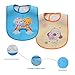 Baby Bandana Drool Bibs, Toogel Baby Bibs Set w/3 Bandana Teething Bibs,3 Sweat Absorbent Towels, 2 Waterproof Feeding Bibs with Food Catcher Flip Pocket-Bandana Bibs for Boys Girls