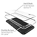 LUVVITT Clear View Case with Hybrid Scratch Resistant Back Cover and Shock Absorbing Bumper Designed for Apple iPhone Xs/X (2017-2018) - Crystal Clear