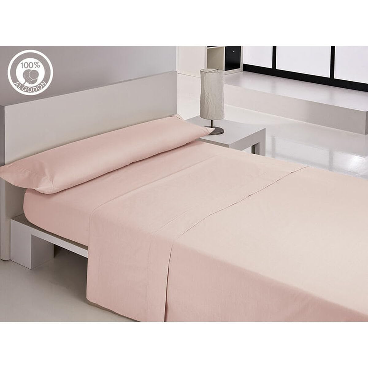 Hosteline Iris Premium Pink Bed Sheet Set 90 cm