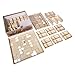 The Broken Token Game Organizer Compatible with Founders of Gloomhaven - Wooden Game Organizing Box with Multiple Trays