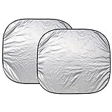 Custom Accessories 17950 25-Inch x 28-Inch Nylon Loop Solar Shield Sunshade, 2 Piece