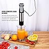 Hand Blender, 4 in 1 Food Processor with Stick Blender 600W, Vegetable Chopper, Egg Whisk Electric, 600ML Measuring Cup
