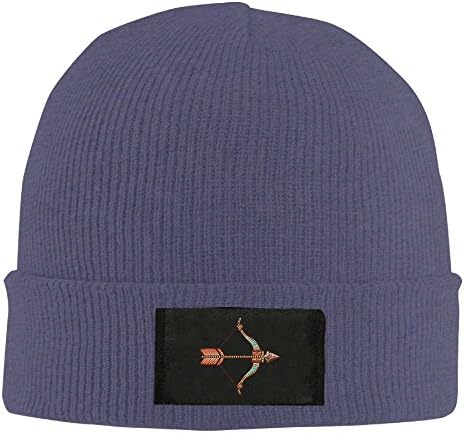 GHWERTG Warm Knit Caps Pattern Bow and Arrow Fashion Ski Warm Slouchy Beanie