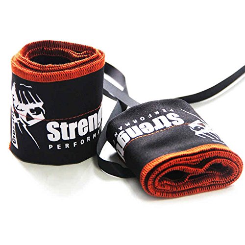 Crossfit Wrist Wraps-Strength Wraps-WOD Weightlifting Wrist Wraps Straps Gym Training Support,workout-powerlifting-bodybuilding-women & Men-one Size Fits All- ONE PAIR