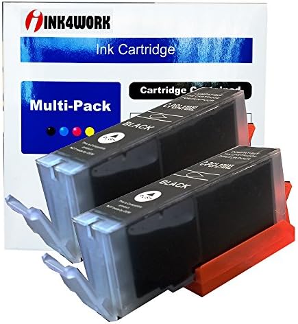 ink4work 2 Pack PGI-270XL PGI270XL Black Compatible Ink Cartridge Replacment for PIXMA MG5720, MG5721, MG5722, MG6820, MG6821, MG6822, MG7720