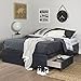 South Shore Ulysses Mates Bed with 3 Drawers, Full 54-inch, Blueberry
