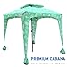 EasyGo Cabana - 6' X 6' - Beach & Sports Cabana Keeps You Cool and Comfortable. Easy Set-up and Take Down. Large Shade Area. More Elegant & Classier Than Beach Umbrella