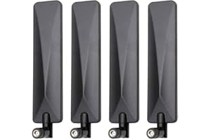 Bingfu 4G LTE Cellular Trail Camera Antenna 9dBi RP-SMA Male (4-Pack) Compatible with Spypoint Link Micro Solar EVO Link S Da