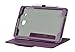 i-unik Compatible Case for Galaxy TAB E 8.0 Tablet Model Slim Folio Cover [w/Stylus] (Purple)