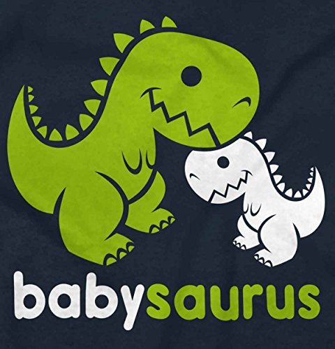 Babysaurus Funny Dinosaur Cute Mommy Daddy Cartoon T Rex Baby Onesie Bodysuit