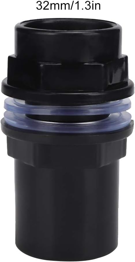 Pssopp Hffheer Aquarium Hose Adapter PVC Fish Tank Water Pipe Adapter Converter Connector 5 Pcs Aquarium Fittings Water Hose Connector Tank Air Tube Adapter Aquarium Accessories (32mm) - Image 5