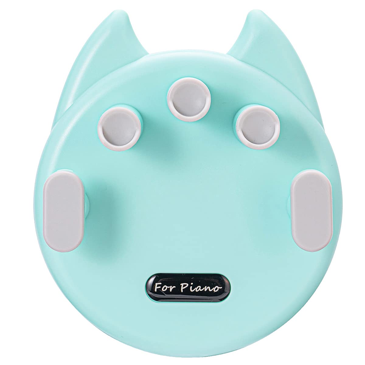 Koldot Piano Finger Trainer Silicone Hand Grip Exerciser Ergonomic Training Finger Pressing Posture Correction Tool for Guitar Piano Trigger Finger Training and Grip 1 Pack (Green)