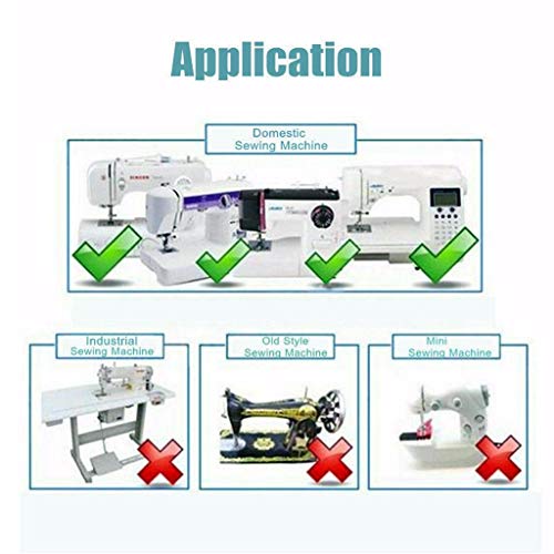 Clearance Sale!DEESEE(TM)42pcs Domestic Sewing Machine Presser Foot Feet Set for Brother for Janome - Thumbnail 5