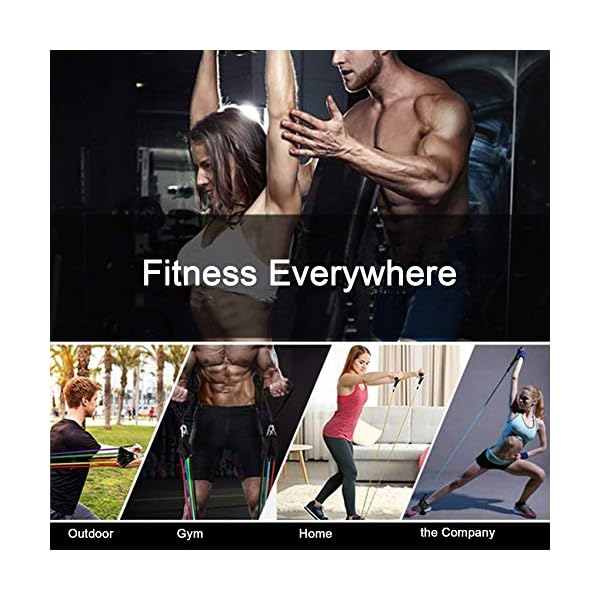 Resistance-Bands-Set-Women-Men-Stackable-Up-to-150-Lbs-Exercise-Bands-Fitness-Accessories-Bands-Portable-Home-Gym-Fitness-Pilates-Yoga-Equipment-Latex-Elastic-Bands-5-Levels-for-Whole-Family Resistance Bands Set Women Men, Stackable Up to 150 Lbs Exercise Bands Fitness Accessories Bands, Portable Home Gym…