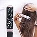 KINGDOMCARES Hair Straightening Brush Hair Straightener Silky Frizz-free Portable Ceramic Heating Straightening Irons Brush Anti Scald, Static Detangling Hot-Air Electric Hair Brush Pink
