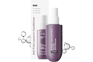 Bare Anatomy Anti Frizz Leave In Conditioner | Deep Conditioned Frizz Controlled Hair For 24 hrs | For Dry & Frizzy Hair | For Women and Men | Get Smoother, Healthy & Glossy Hair | 150ml