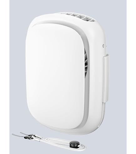 Ventilateur Portable Rechargeable Avec Pince - 3 Vitesses, Silencieux, Pour Voyage Et Bureau