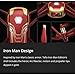 DJI Tello Quadcopter Iron Man Edition Beginner Drone VR HD Video Bundle Tello Drone Remote Control, Tello Spare Battery, Tello Body Skin Decals Pack of 3 and VR Viewer