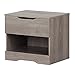 South Shore 11289 Holland 1-Drawer Nightstand, Sand Oak
