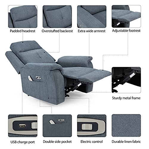 AVAWING Electric Massage Recliner Chair w/Wireless Remote Control