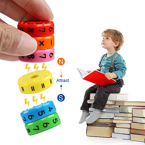 Kesote 2 Stück Lernspielzeug Mathematik Rechenrolle Einschulung Mathe Lernen Rechnen Spielzeug Schulanfang Schulkind Schuleinführung Geschenk Weihnachten – Bild 5