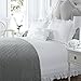 Ruffled Pillow Shams White Standard Pillowcases Lace Shabby Chic Farmhouse Pretty Victorian Hypoallergenic Country Girls Vintage Frilly Pillow Cover Protector 20x26 1 Piece