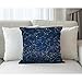 Moslion Star Map Throw Pillow Cover City Light Constellation in Night Sky Cotton Linen Decorative Pillow Case 18 x 18 Inch Standard Square Cushion Cover for Sofa Bedroom Men Women