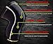 BLITZU POWER+ Knee Compression Sleeves Support for Running, Jogging, Basketball, Sports, Joint Pain Relief, Arthritis and Injury Recovery - 1 Pair Wrap Leg Brace Protection (Black XL)
