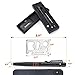 Aotedor Tactical Pen Self Defense Tool and Window Breaker Multi-tool Survival Defender Gear - Black