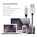 Xcords(TM) 3Pack 10FT Nylon Braided Lightning to USB Syncing and Charging Cable Data Cord Compatible with iPhone 7/ 7 Plus/ 6/ 6 Plus/ 6s/ 6s Plus/ 5/ 5s/ 5c/ SE/ iPad /iPod and More(Black&Grey)