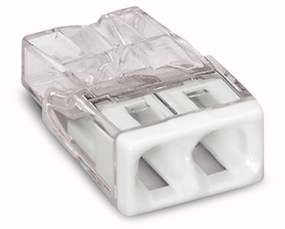 WAGO 2273-202/996-040 Compact Junction Box Terminal, Transparent (Pack of 40)