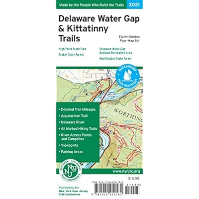 Delaware Water Gap & Kittatinny Trails Map - 2021 Philippines | Ubuy