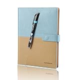 Elfinbook Smart Notebook 3.0, Cloud Storage, Evernote Storage, Mind Map, Reusable Notebook, Pilot FriXion Pen,110 Pages A5, 5.8 x 8.6-inch,Sky Blue