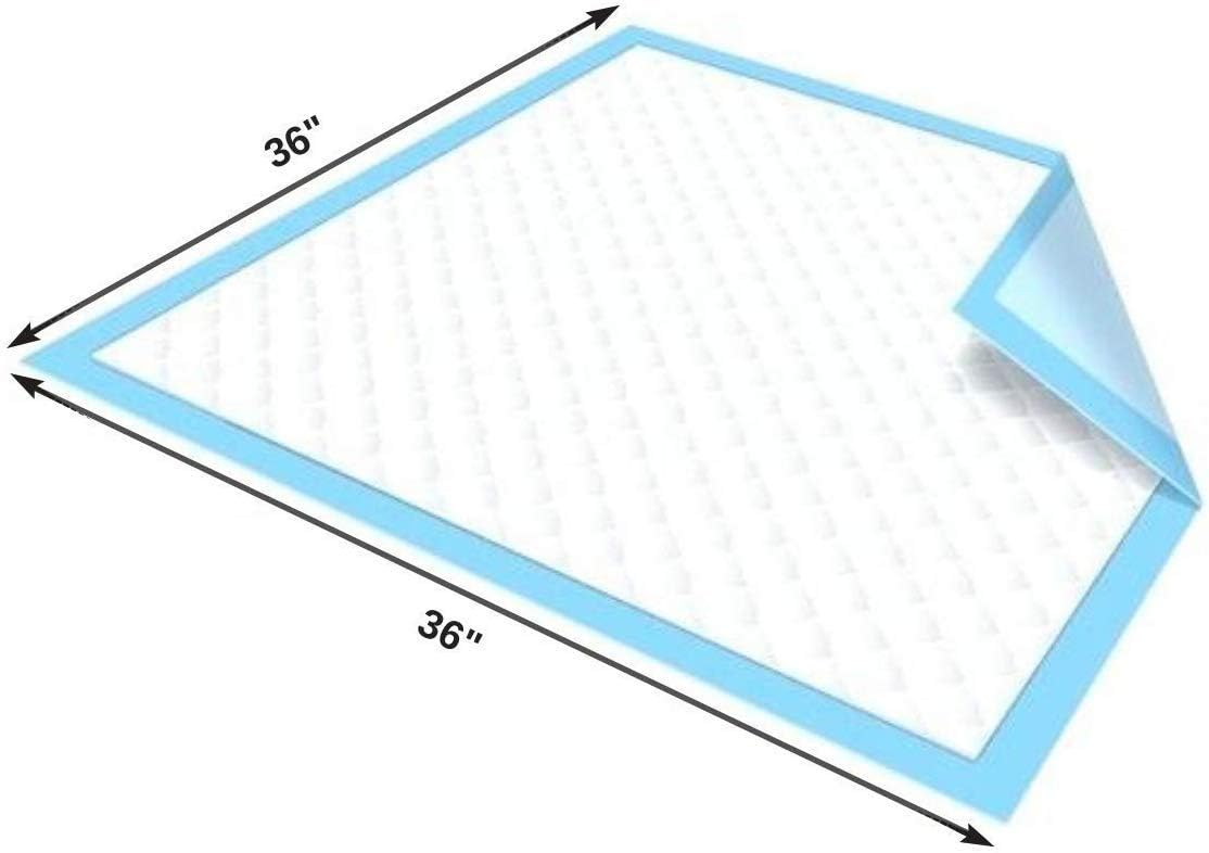 Ultra Absorbent Disposable Bed Pads with Adhesive - 36 x 36 - Extra Thick Underpads for Bedwetting, Incontinence, Furniture, Pets, More - 40 Pack: Health & Personal Care