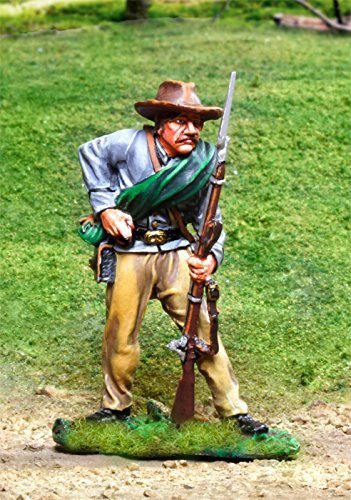 Civil War Toy Soldiers CSA Rebel Standing Reloading Butternut Figure Collectors Showcase CS00826 Toy Soldiers Painted Metal Figure 1/32 Britains King Country Gunn First Legion Type