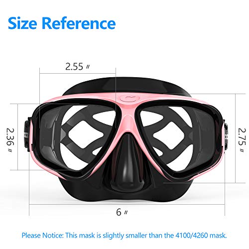 COPOZZ Youth Scuba Mask, No Fogging Snorkeling Scuba Dive Glasses