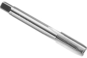 uxcell Hand Plug Tap M10 x 1 H2 Metric Thread Plug Style Taps Straight Flute Screw Tapping Threading Tool 9CrSi Alloy Tool St