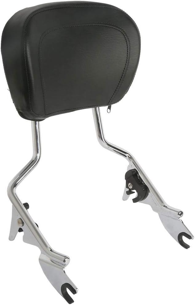 TCMT Sissy Bar Passenger Backrest W/Pad Fits for Harley Street Glide Road King 2009-2020