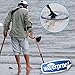 PyleSport Metal Detector - Waterproof Search Coil Extendable Locating Arm 41.3” to 51.2” w/Adjustable Sensitivity and Headphone Jack - Built-in Speaker w/Detection Ping Alert Battery Operated PHMD53