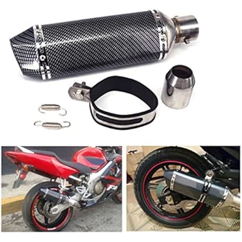 JFG RACING Slip On Exhaust Universal 1.5-2