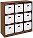 3x3 Nine Cube Square Open Storage Organizer Shelving Unit
