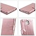 Galaxy Note 3 Case, Note 3 Case, ULAK Premium PU Leather Wallet Case Stand Cover for Samsung Galaxy Note 3 N9000 w/Media Stand Feature,Credit Card ID Holders and Strap-Luxury Rose Gold