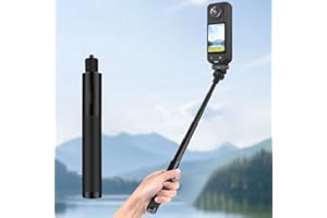 Selfie Telescopic Stick Compatible 7.4 to 28.7 Inches 123g Lightweight for for DJI OSMO 360/Osmo Action 6,Insta360 X5 Action 