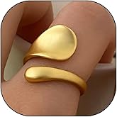 Thick Ring Geometry 14k Gold Ring for Women,Irregular Twisted Thick Ring Silver Ring,Open Style Punk Two-Tone Ring,Dome Ring for Holiday Gift