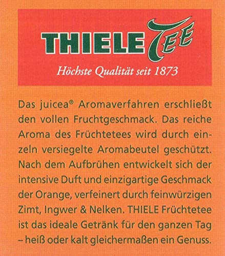 Thiele Tee Früchtetee Orange Spice 25x2g Doppelkammerbeutel, aromaschutzversiegelt – Bild 4