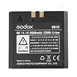 GODOX VB18 Battery Replacement,DC 11.1V 2000mAh