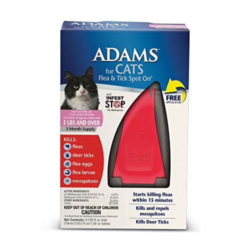 Adams Flea and Tick Spot-On for Cats Over 5 lb Adams Flea and Tick Spot-On for Cats Over 5 lb